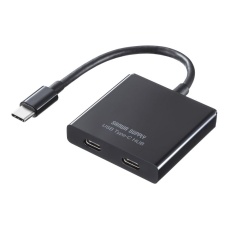 【USB-3TCP12BK】USB Type-C ハブ(3ポート)