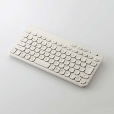 【TK-CM10BMKIV】Bluetoothミニキーボード(アイボリー)