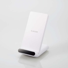 【W-QS09WH】Qi規格対応ワイヤレス充電器(5W/2枚コイル/スタンドタイプ)