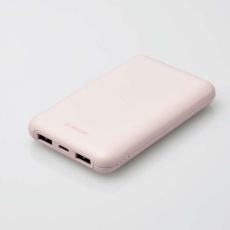 【DE-C44-10000PN】薄型コンパクトモバイルバッテリー(10000mAh/20W/C×1+A×2)