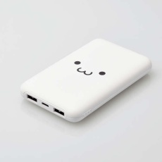 【DE-C44-10000WF】薄型コンパクトモバイルバッテリー(10000mAh/20W/C×1+A×2)