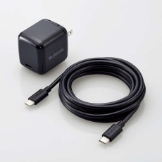 【ACDC-PD8765BK】USB Power Delivery 65W AC充電器(C-Cケーブル付属/2m)