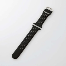 【AW-45BDSCNBK】Apple Watch用 シリコンバンド アクティブ(49/45/44/42mm)