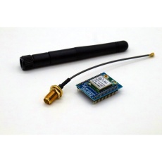 【LRA1-ADB1A-IPEX】LoRa/FSKモジュール(1.27mm)DIP化ボード(ケーブル接続タイプ)