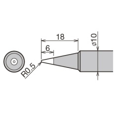 【PX-48RT-B】替こて先 PX-480/PX480E用 B型