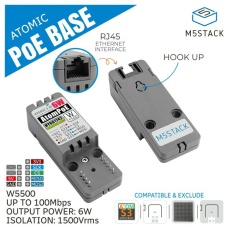 【M5STACK-A091】ATOMIC PoEベース(W5500搭載)