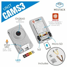 【M5STACK-U174】M5Stack用CamS3 Wi-Fiカメラユニット (OV2640)