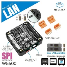 【M5STACK-M136】M5Stack用LANモジュール13.2(W5500搭載)
