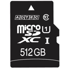 【ADM1U1512G3DCEDESZ】産業用途/組込み用途向けmicroSDXCカード ブリスター梱包 512GB