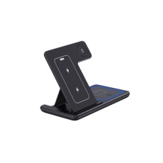 【L-SWYWLS-BK】3-in-1 ワイヤレス充電スタンド