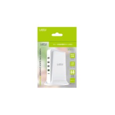 【L-PD1U4-W】【在庫処分セール】AC充電器 5口40W USB-A×4 C×1 PD対応 ホワイト