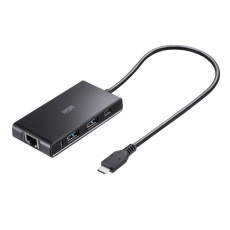 【USB-3TCLS8BK】USB Type-Cハブ付き 2.5ギガビットLANアダプタ(USB Type-C接続)