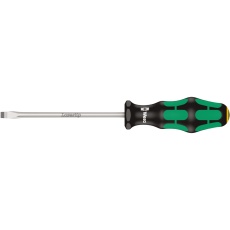 【007620】WERA ベラ マイナスドライバー 刃先サイズ6.0 軸長125mm クラフトフォームハンドル 