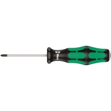 【009305】WERA ベラ ポジドライブドライバー 刃先サイズPZ0 軸長60mm クラフトフォームハンドル 