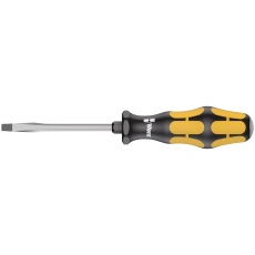 【018262】WERA ベラ 貫通マイナスドライバー 刃先サイズ4.5 軸長90mm クラフトフォームハンドル 