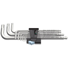 【022720】WERA ベラ ボールヘックスプラス キーレンチ ステンレス製 対辺1.5-10mm 9本組セット 