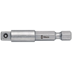 【050205】WERA ベラ 1/4DRx1/4HEX 全長50mmソケットアダプター 