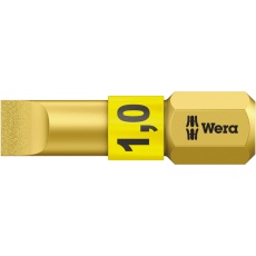 【056174】WERA ベラ Bi-TORSION ドライバービット 刃先サイズ1.0x5.5 全長25mm 