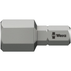 【056340】WERA ベラ Hex Plus ヘキサゴンドライバービット 刃先サイズ10 全長25mm 