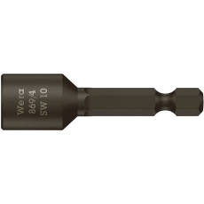 【060274】六角ナットドライバー ナットセッター 差込6.35mm 六角対辺6mm 全長65mm