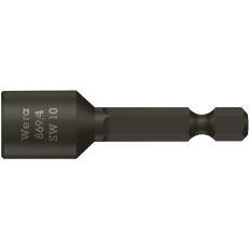 【060280】六角ナットドライバー ナットセッター 差込6.35mm 六角対辺9mm 全長65mm
