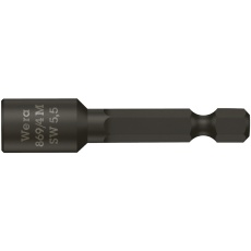 【060420】磁石付き六角ナットドライバー ナットセッター 差込6.35mm 六角対辺5.5mm 全長50mm