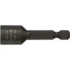 【060425】磁石付き六角ナットドライバー ナットセッター 差込6.35mm 六角対辺10mm 全長50mm