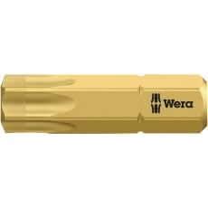 【066110】WERA ベラ ダイヤモンドコーティング トルクスネジ用 ドライバービット 差込6.35mm 刃先サイズTX40 全長25mm 
