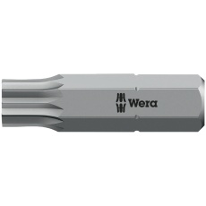 【066160】WERA ベラ スプラインネジ用 ドライバービット 差込6.35mm 刃先サイズ(XZN)M6 全長25mm 