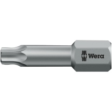 【066300】WERA ベラ TORSION  トルクスネジ用 ドライバービット トーションビット設計 刃先サイズ6.35mm 刃先サイズTX5 全長25mm  