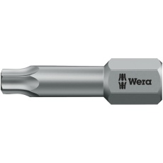 【066313】WERA ベラ TORSION  トルクスネジ用 ドライバービット トーションビット設計 刃先サイズ6.35mm 刃先サイズTX27 全長25mm  
