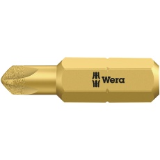 【066644】WERA ベラ TORQ-SET トルクセットネジ用 ドライバービット 差込6.35mm 刃先サイズTS10 全長25mm 