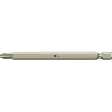 【071083】WERA ベラ プラスネジ用 ステンレス製ドライバービット 差込6.35mm 刃先サイズ+3 全長89mm 