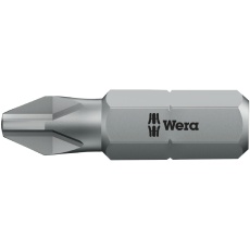 【072074】WERA ベラ プラスネジ用 ドライバービット 差込6.35mm 刃先サイズ+3 全長25mm  