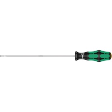 【110006】WERA ベラ 電気工事関連向け 細軸マイナスドライバー 刃先サイズ-4.0mm 軸長200mm 