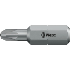 【135003】WERA ベラ ポジドライブネジ用 ドライバービット 差込6.35mm 刃先サイズPZ2 全長25mm 