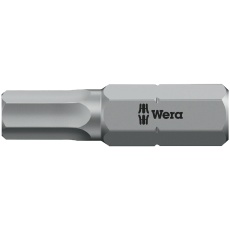 【135074】WERA ベラ 六角ソケットネジ用 ヘキサゴンドライバービット 差込6.35mm 刃先サイズ5/32HEX 全長25mm 