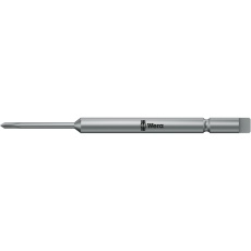 【135272】プラスネジ用 ドライバービット シャンク径4m半月ハーフムーン 刃先サイズ＋0 全長44mm