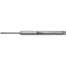 【135276】WERA ベラ プラスネジ用 ドライバービット シャンク径4m半月ハーフムーン 刃先サイズ＋1 全長44mm 