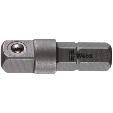 【136000】WERA ベラ ソケット用アダプター 1/4DRx 1/4HEX/25mm 