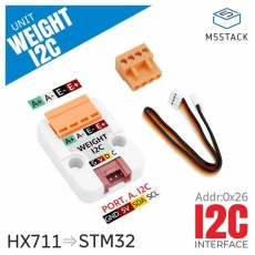 【M5STACK-U180】M5Stack用重さI2Cユニット (HX711)