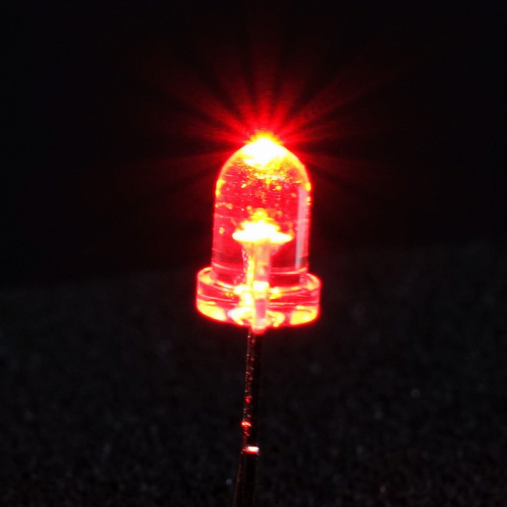 【L-03R2C1VGC13-01-T5-A】LED(3mm・赤・高輝度・集光・2.0V・2000mcd)