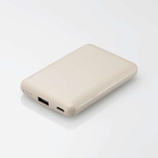 【DE-C45-5000GB】&me 薄型コンパクトモバイルバッテリー(5000mAh/3A/C×1＋A×1)