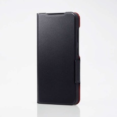 【PM-G241PLFUBK】Galaxy S24 ソフトレザーケース 薄型 磁石付