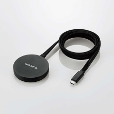 【W-MA05BK】マグネットQi2規格対応ワイヤレス充電器(メッシュ・15W・卓上)