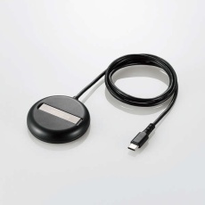 【W-MA06BK】2WayマグネットQi2規格対応ワイヤレス充電器(15W・卓上)