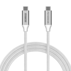【APC-V1510CC-4KU3G2-W】USB3.2 Gen2 Type-C to C ケーブル(100W/10Gbps/4K 出力対応/150cm/ホワイト)