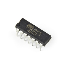 【COM-24309】AVR  14-Pin ATtiny Microcontroller IC - 8-Bit 20MHz 8KB (4K×16) FLASH