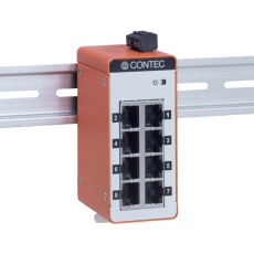 【SH-8008F】FLEXLAN 産業用スイッチングHUB 10M/100M 8ポート