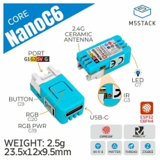 【M5STACK-C125】M5Stack NanoC6